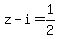z-i=1%2F2