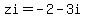 zi=-2-3i