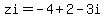 zi=-4%2B2-3i