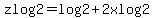 zlog2+=+log2+%2B+2xlog2